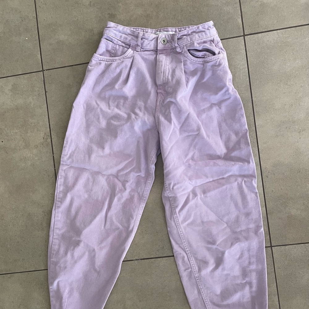 Lavender denim Zara